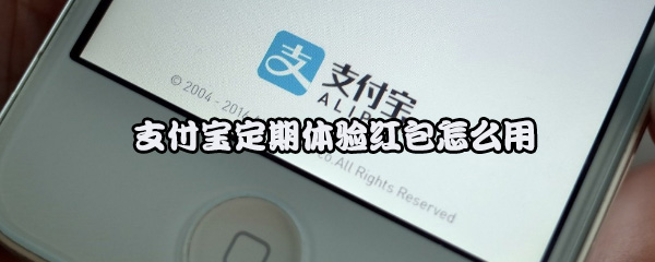 支付宝定期体验红包怎么用
