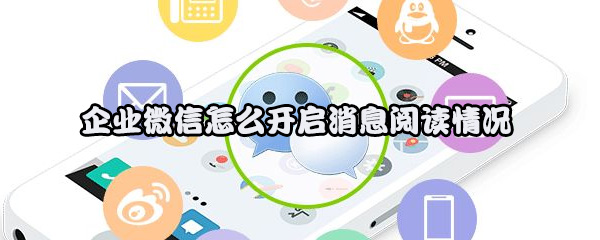 企业微信怎么开启消息阅读情况