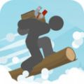 Stickman Snowboarder