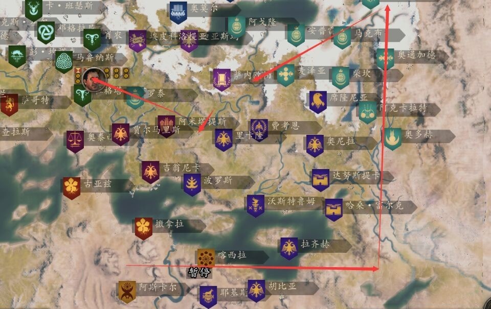 《骑马与砍杀2》跑商路线图分享 商路地图高清一览