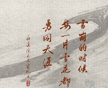 雪崩的时候每一片雪花都勇闯天涯是什么梗