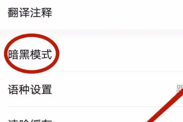 百度翻译APP怎么设置暗黑模式
