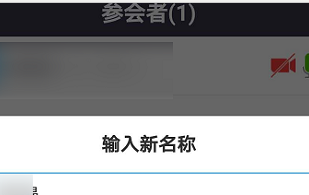 Zoom如何更改参会名称