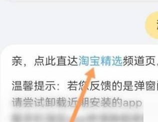 淘宝精选怎么进入