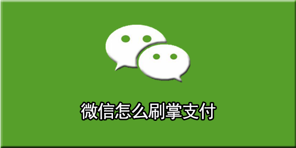微信刷掌支付在哪里开通