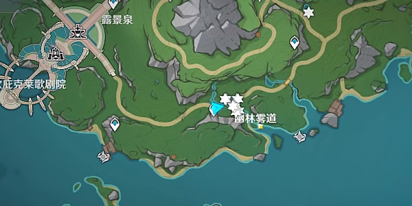 《原神》湖光铃兰在幽林雾道分布位置