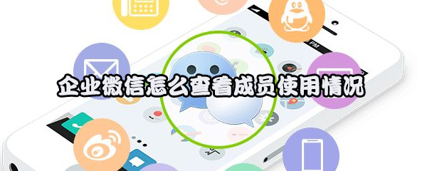 企业微信怎么查看成员使用情况