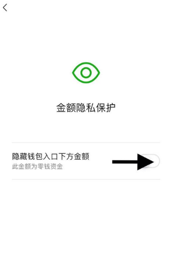 微信怎么开启钱包隐藏金额功能
