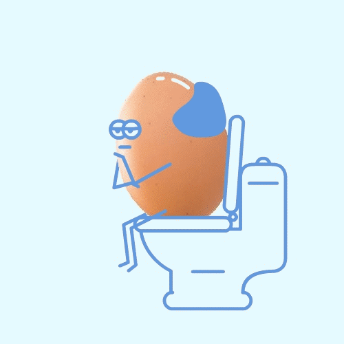 抖音土豆上厕所拉便便GIF搞笑表情包