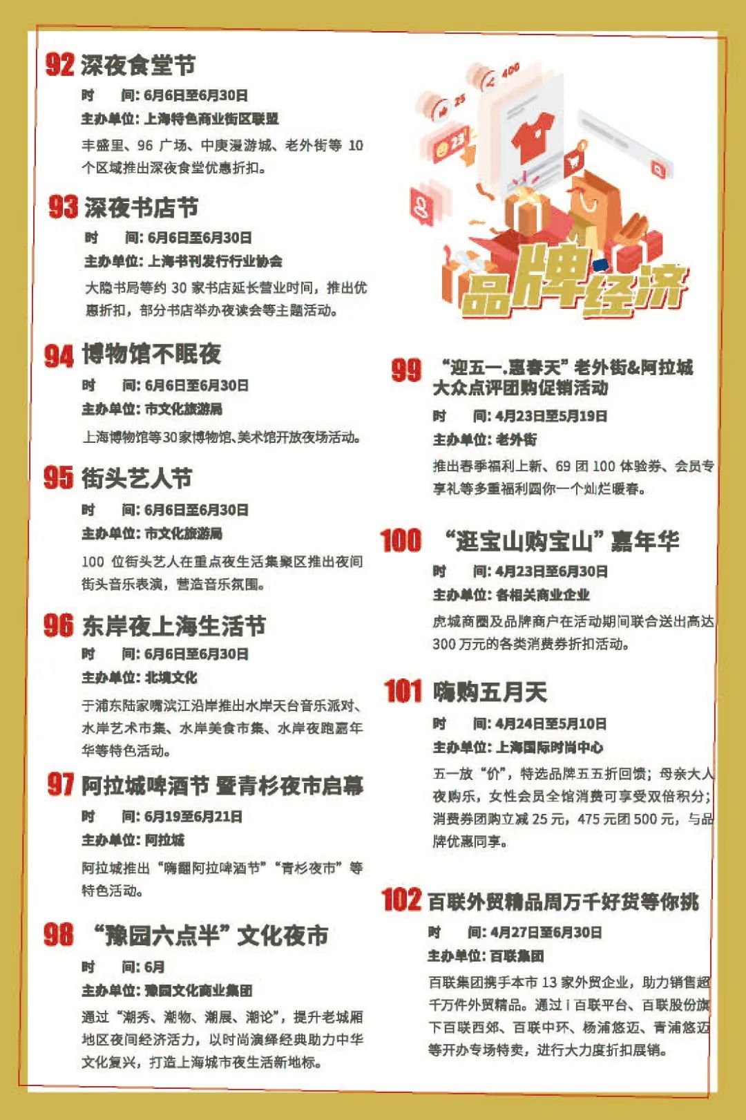 上海五五购物节有哪些活动
