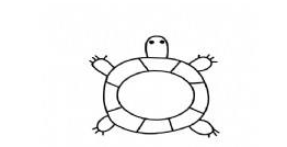 QQ画图红包海龟怎么画