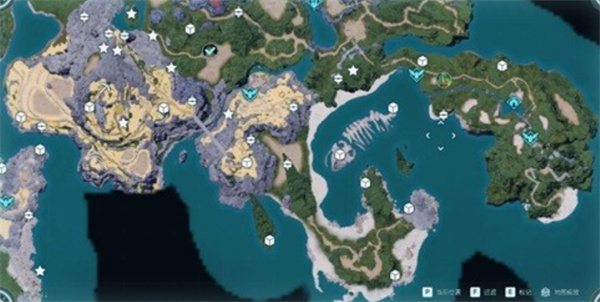 幻兽帕鲁全地图点位一览