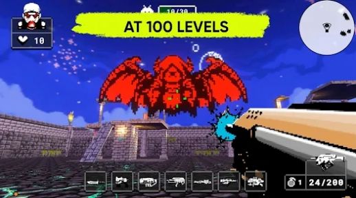 Doom pixel shooter 3d中文版